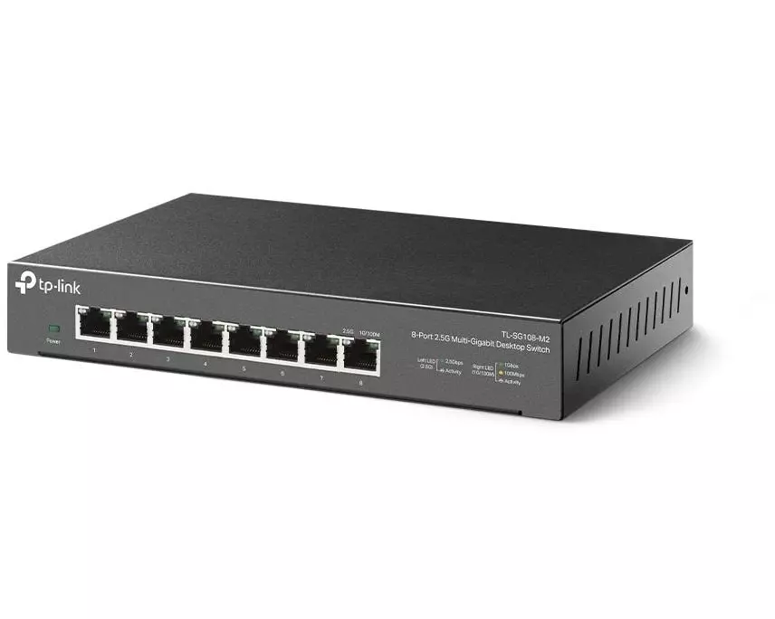 TP-Link Switch Omada Unmanaged 8 x 2.5G Ports TL-SG108-M2 8 Port