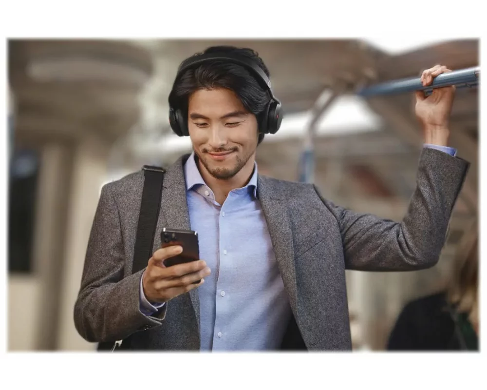 Jabra Headset Evolve2 75 Duo UC USB-A, Schwarz