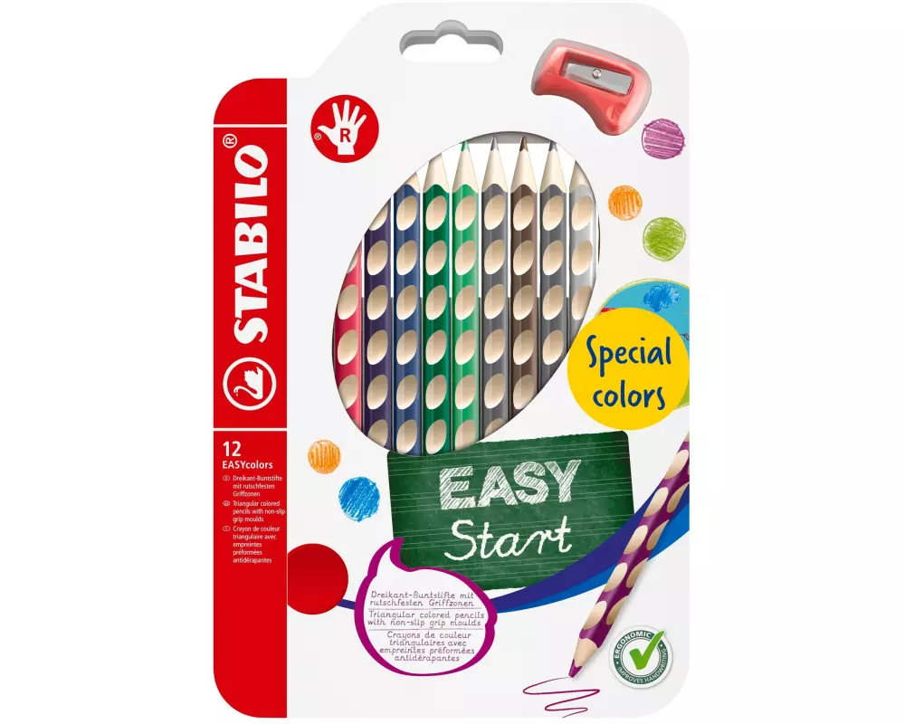 STABILO Farbstifte EASYcolors 12er Etui