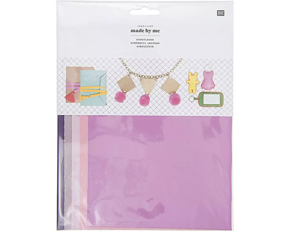 Rico Design Leder Girly 14.8 x 21 cm 5 Stück