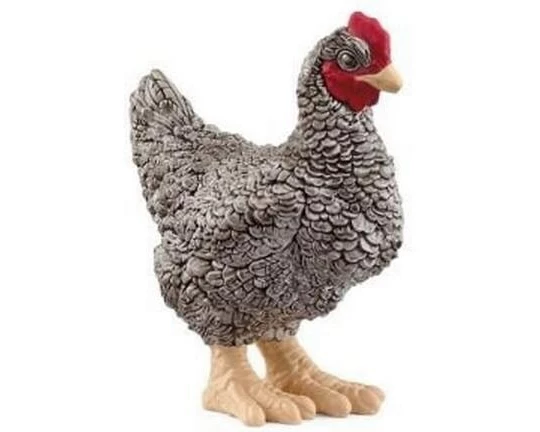 Schleich Spielzeugfigur Farm World Plymouth Rock Huhn