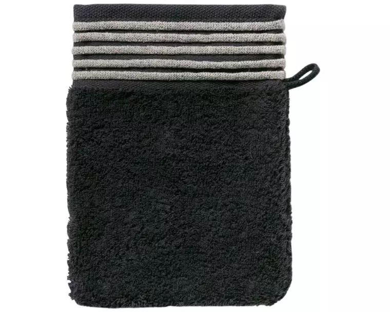 Möve Waschhandschuh Wellness 15 x 20 cm, Dunkelgrau