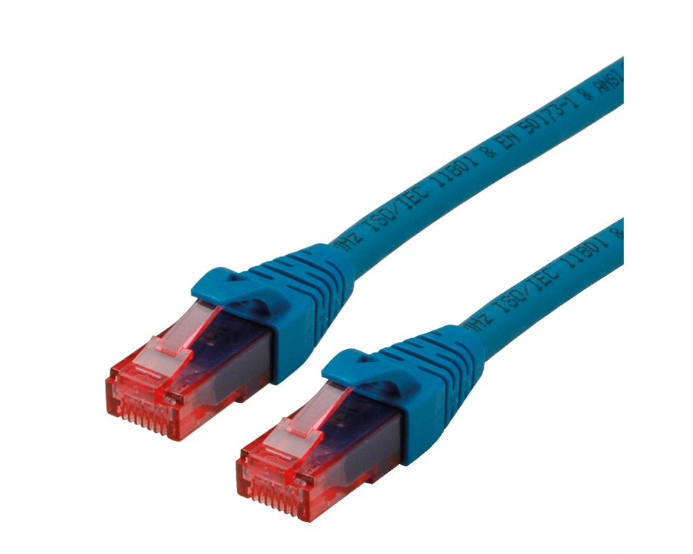 ROLINE Patchkabel Cat.6 UTP, Component Level, LSOH, blau, 3 m