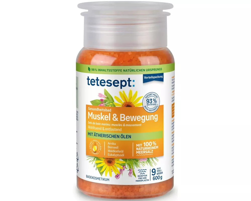 tetesept Badesalz Muskel & Bewegung 600 g