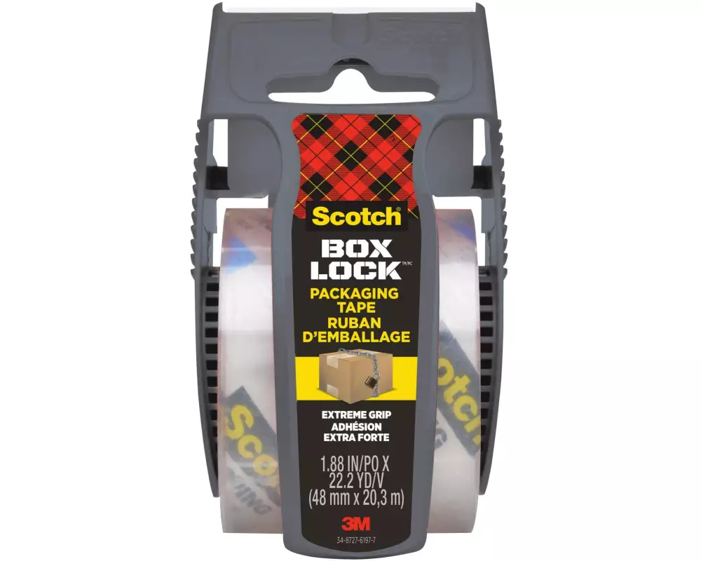 Scotch Verpackungsband Box Lock 48 mm x 20.3 m, 1 Rolle