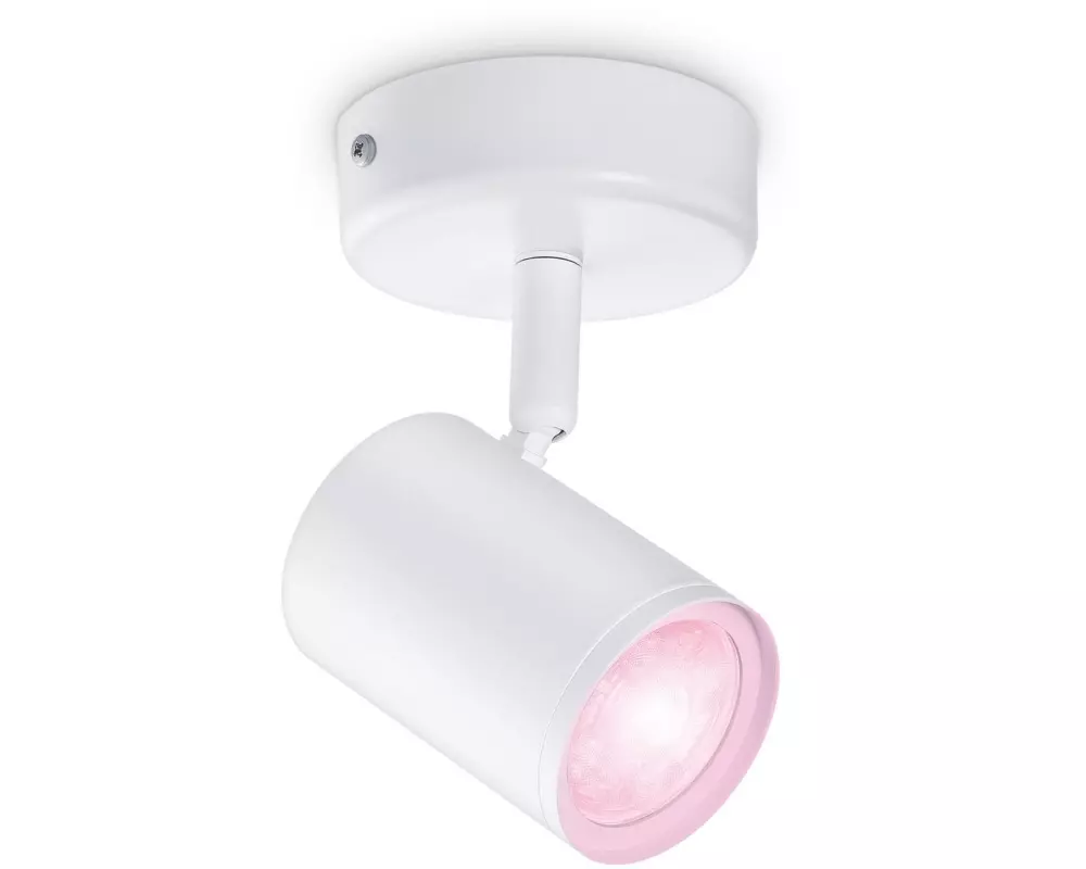 WiZ IMAGEO 1er Spot Tunable White & Color Deckenleuchte Weiss
