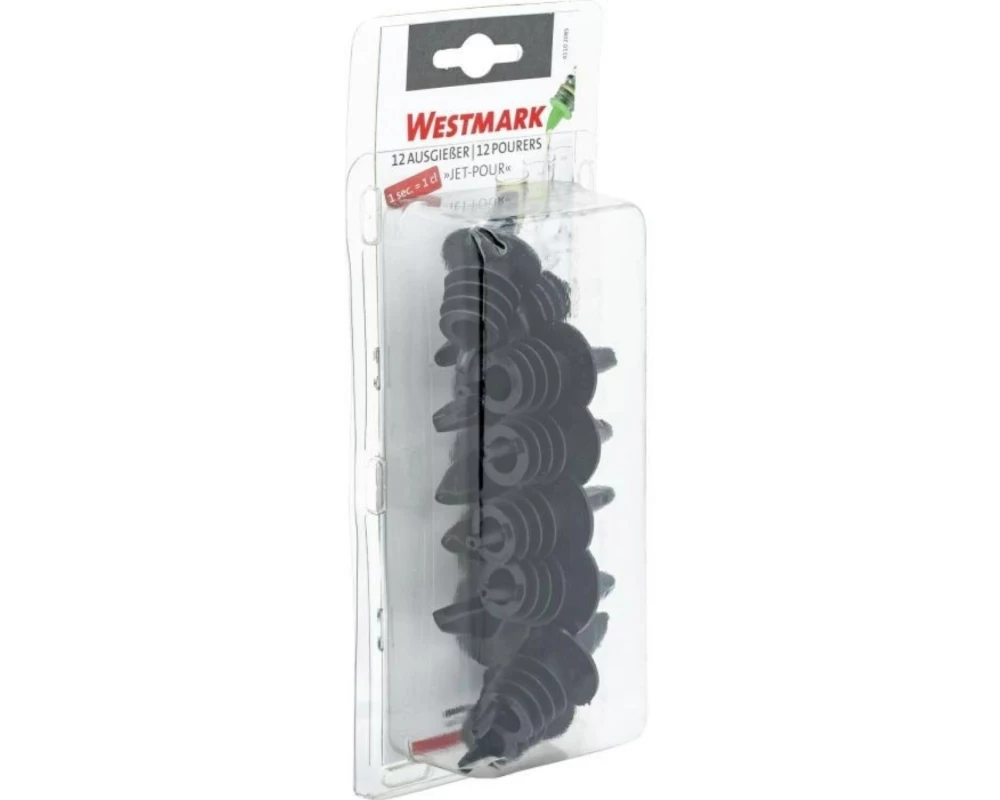 Westmark Weinausgiesser Jet-Pour 12 Stück, Schwarz