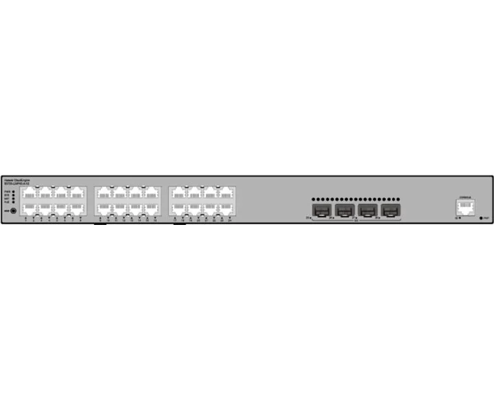 HUAWEI S5735-L24P4S-A-V2 24x10/100/1000BASE-T Ports 4xGE SFP ports PoE+ AC power