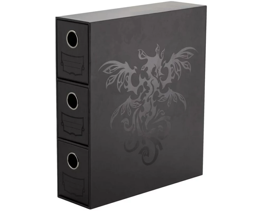 Dragon Shield Sammelordner Fortress Card Drawers Black