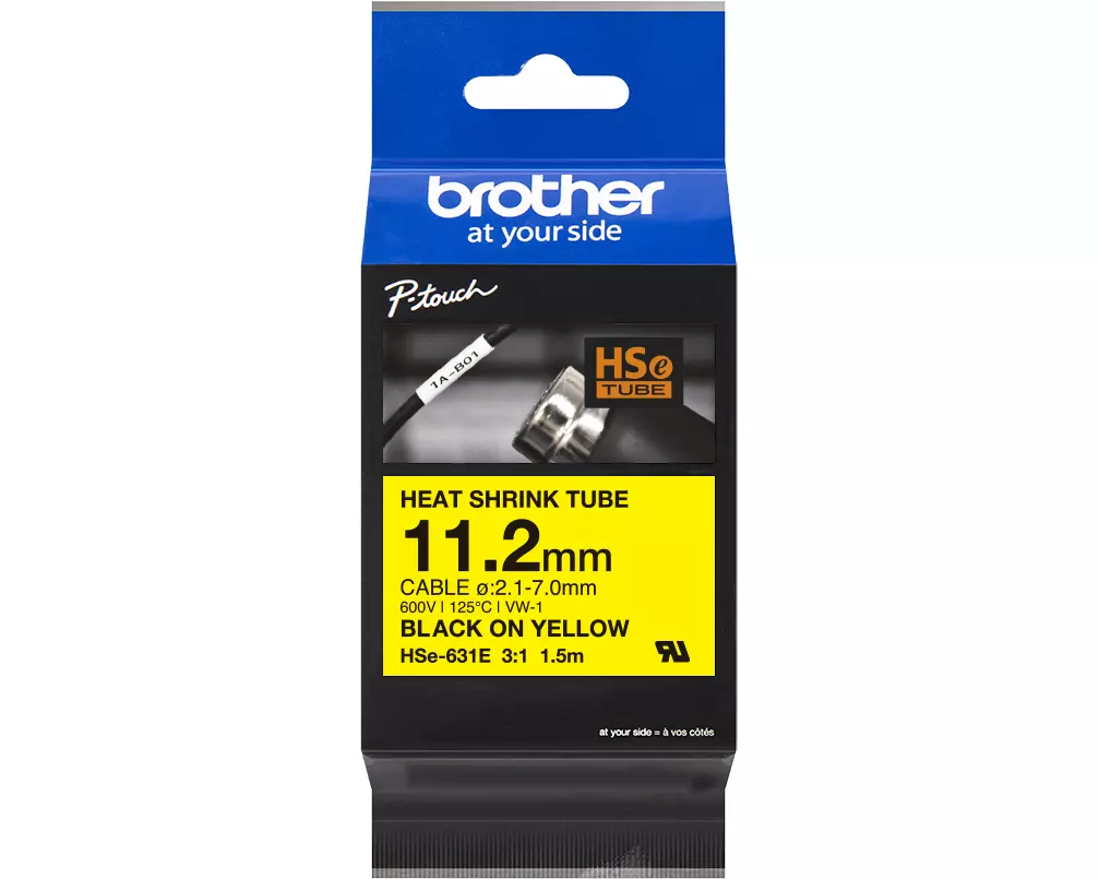Brother HSE-631E Label Etikette