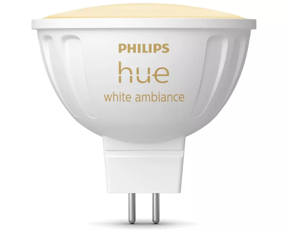 Philips Hue Leuchtmittel White Ambiance MR16 Einzelpack 400 lm