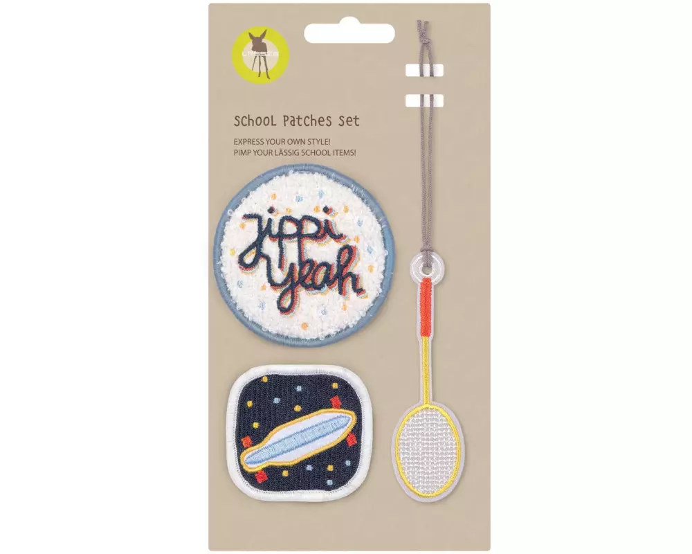 Lässig Badges und Aufhänger Sport 3-teilig
