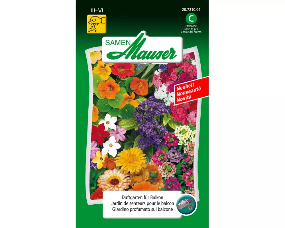 Samen Mauser Saatgut Urban Gardening Duftgarten für Balkon