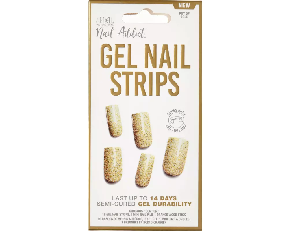 Ardell Gel Nail Strips Pot of Gold 16 Stück