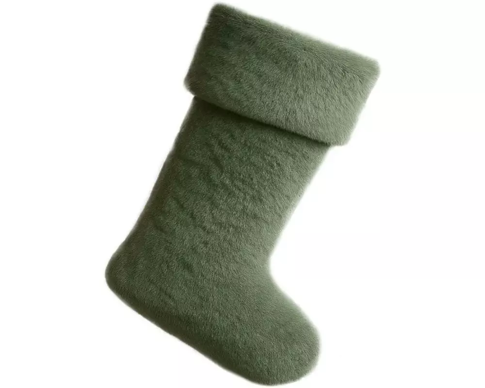 Conceptum Hypnose Weihnachtssocken Plüsch Grün Polyester 37 x 24 x 5 cm