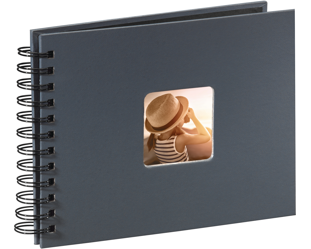 HAMA Spiralalbum Fine Art 94884 240x170mm, grau 25 Blatt