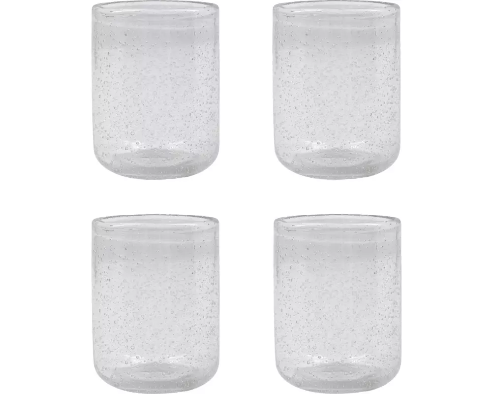 House Doctor Trinkglas Rich 400 ml, 4 Stück, Transparent