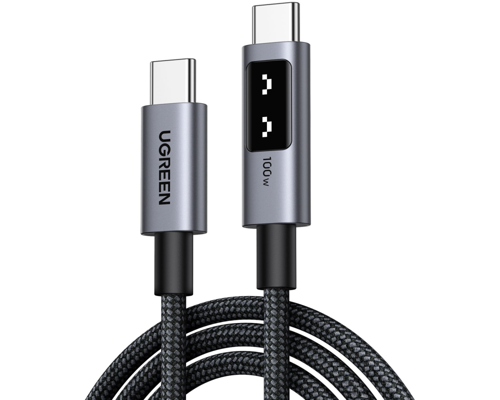UGREEN Uno Fast ChargingCable 100W 35512 5A,Uno USB-C-USB-C,PD,Bl. 2m