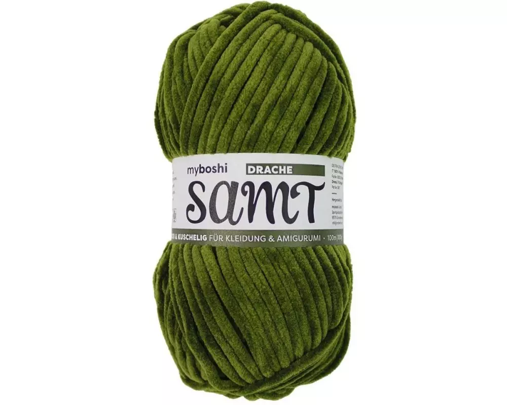 myBoshi Wolle Chenille Samt Drache