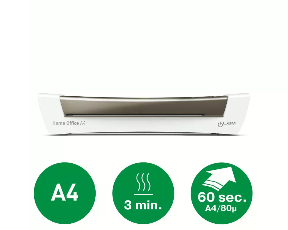 Leitz Bürogeräte Laminiergerät iLAM Home Office A4 125 µm Grau