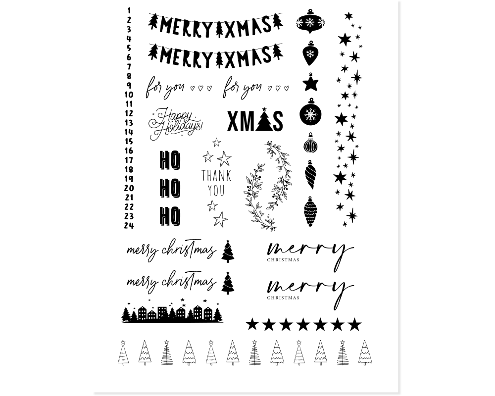 I AM CREATIVE Kerzentattoo A4 4010.71 Xmas I