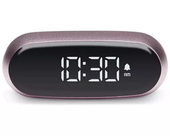 Lexon Digitalwecker Minut Rosa matt