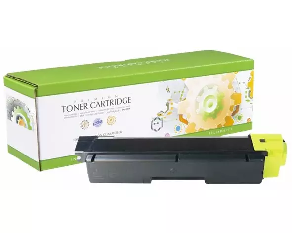 STATIC Toner cartridge compatible with Kyocera TK-580Y yellow compatible 2.800 pages