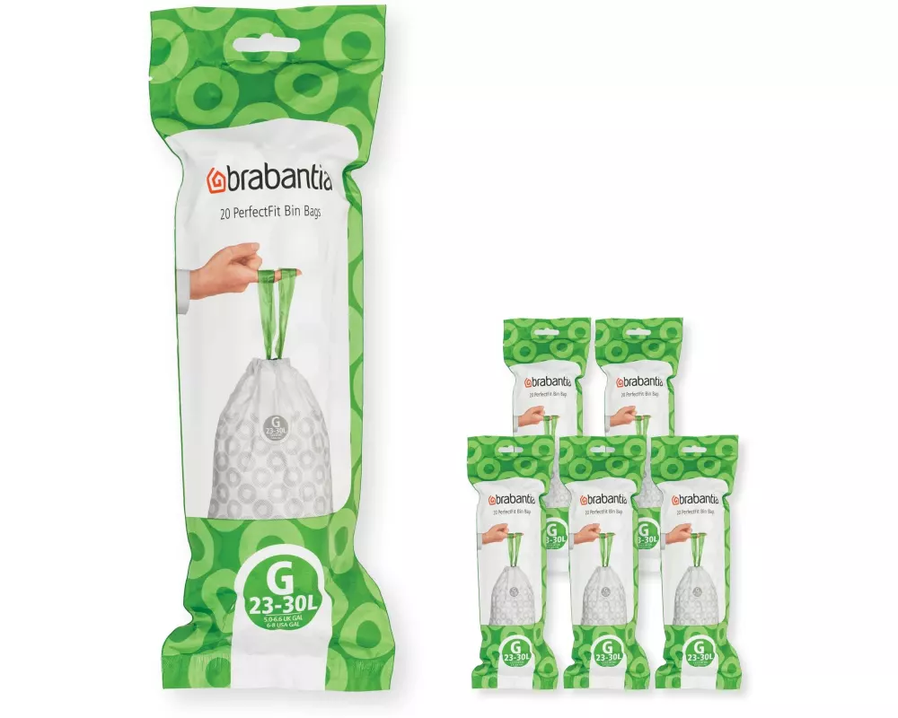Brabantia Kehrichtsack PerfectFit G 23-30 l, 120 Stück