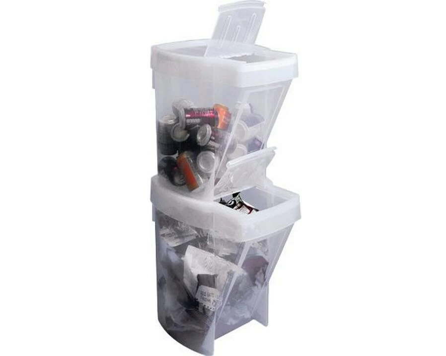 Really Useful Box Recycling Box Transparent, 32 l