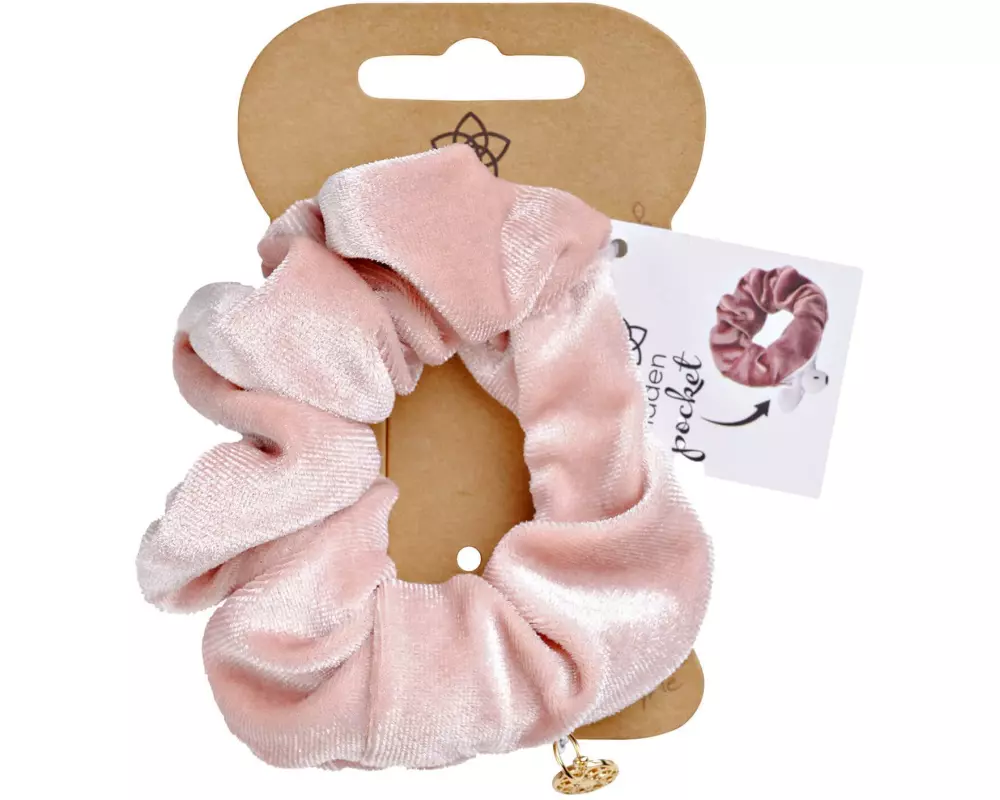 Trisa Accessoires Scrunchie Samt mit Reissverschluss