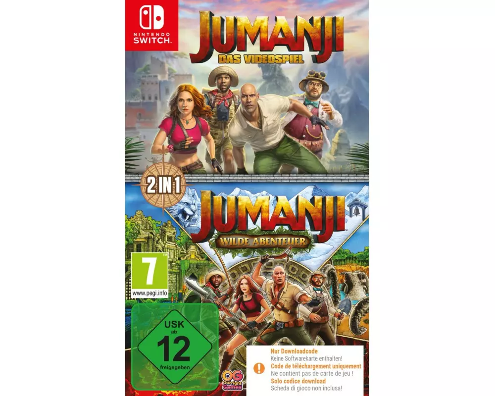 GAME Jumanji 1+2 Compilation [NSW] (D) (Code in a Box)