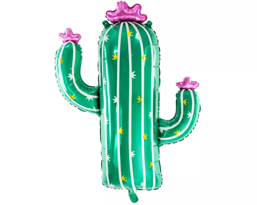 Partydeco Folienballon Cactus Grün