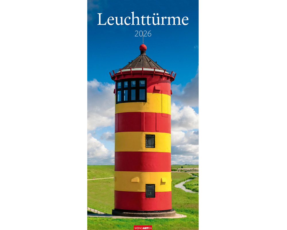 WEINGARTEN Bildkalender 2026 3150600+26 Leuchttürme DE 33x68cm
