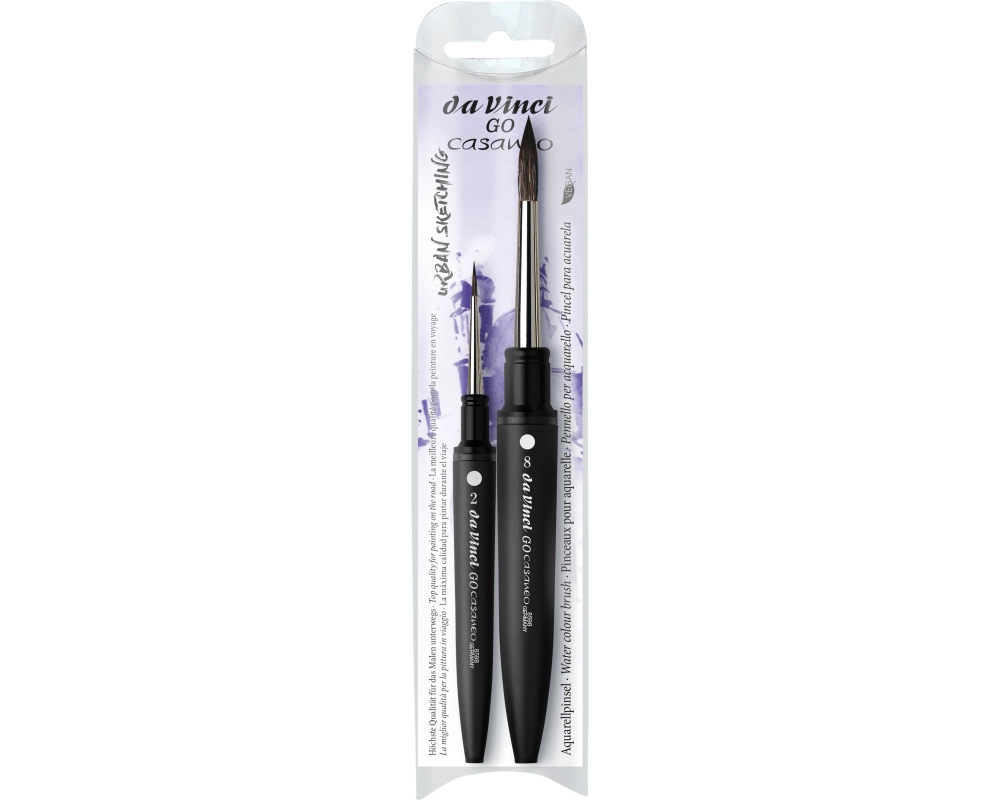 DA VINCI Künstlerpinsel-Set Go Casaneo VA-4281_0 Grösse ass., Synthetik 2 Stück