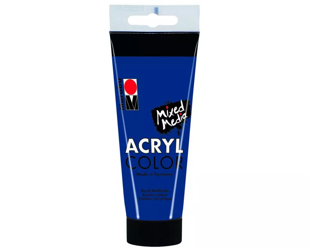 Marabu Acrylfarbe Acryl Color 100 ml, Dunkelblau