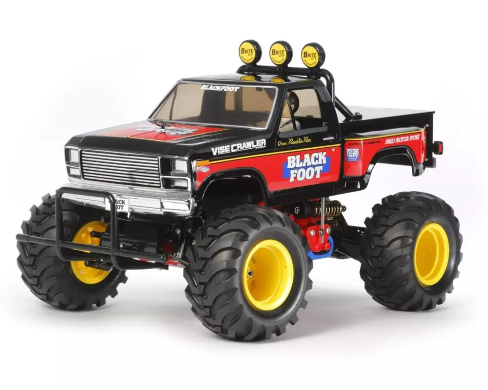Tamiya Monster Truck Blackfoot, RWD Bausatz mit ESC, 1:10