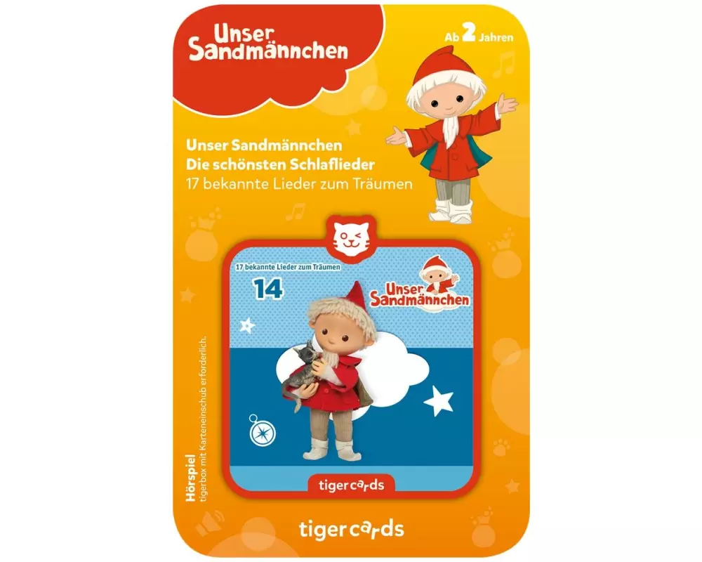 Tigermedia tigercard Unser Sandmännchen Die schönsten Schlaflieder