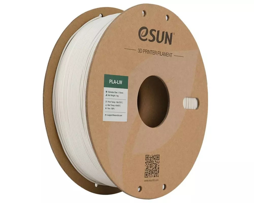 eSun Filament PLA LW Weiss 1.75 mm 1 kg