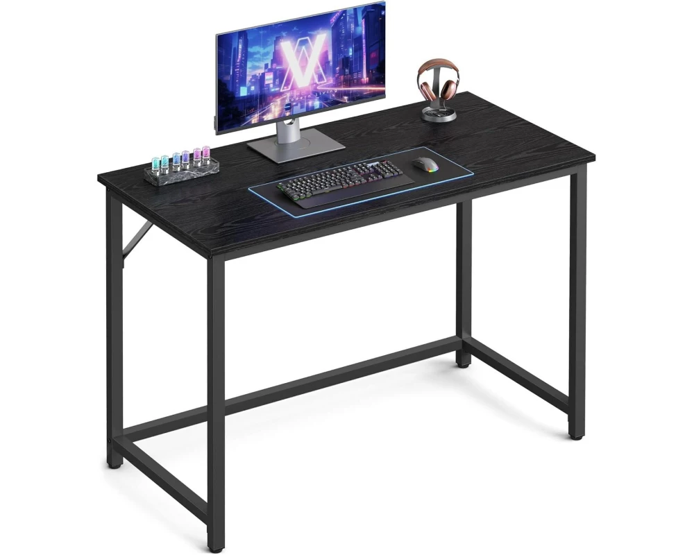 VASAGLE Tisch 100 x 50 x 76 cm Schwarz