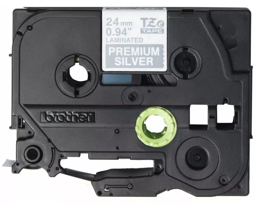 Brother Beschriftungsband TZe-PR955 Weiss auf Silber