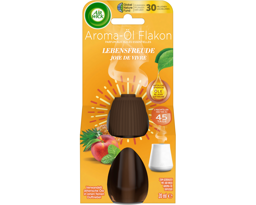 AIR WICK Aroma-Öl Nachfüller 3245069 Lebensfreude 20 ml