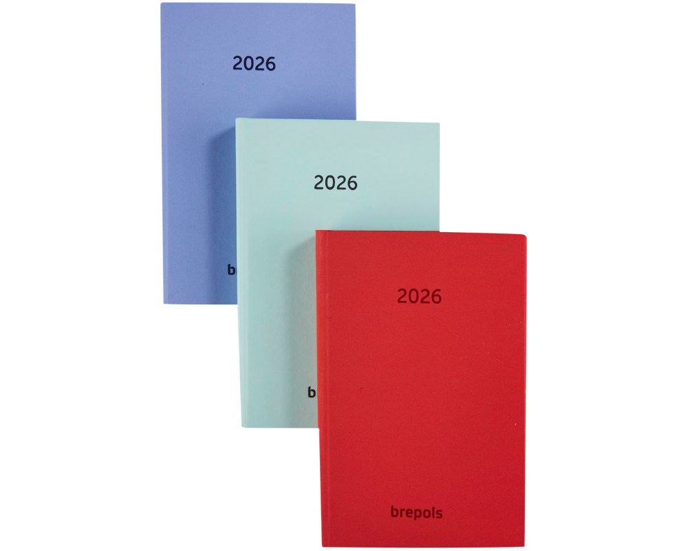 BREPOLS Agenda Trade Sunrise 2026 81402759960 1T/1S ass. 8x12cm