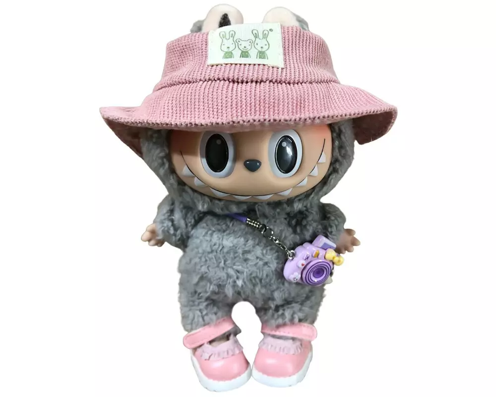 Nize Puppenkleidung Labubu Accessoire-Set Tourist, Pink