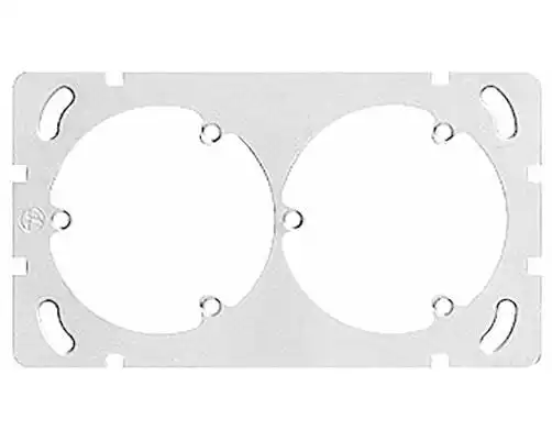 Feller EDIZIOdue Befestigungsplatte 1x2