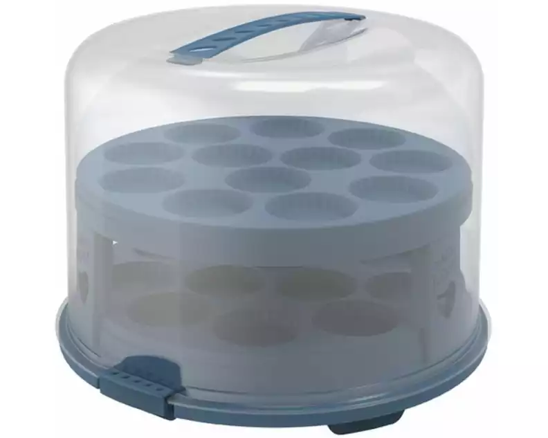 Rotho Tortenbutler Fresh XL Blau/Transparent