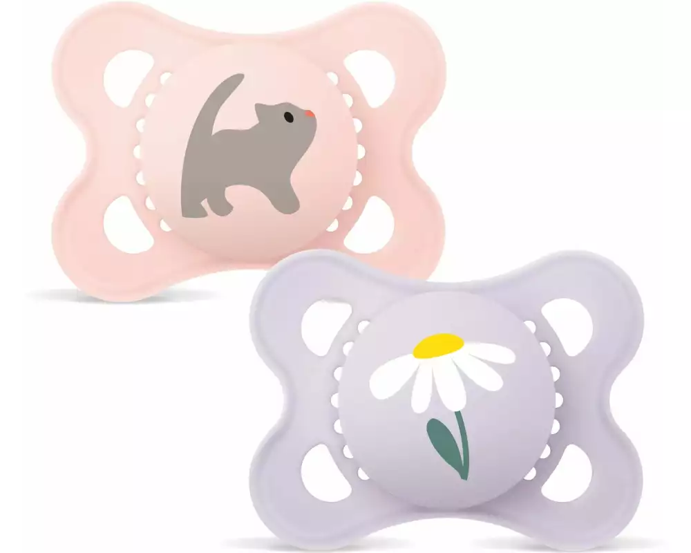 MAM Nuggi Original 0-6m, Girl, 2 Stück