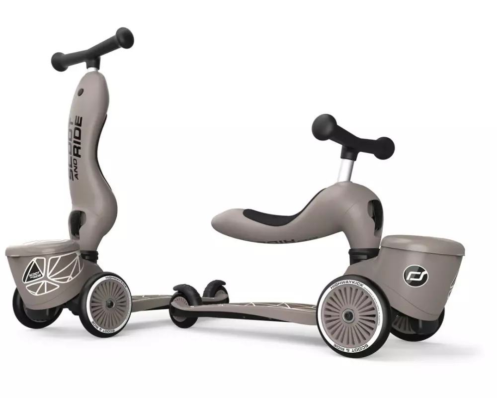 Scoot and Ride Scooter Brown lines Braun