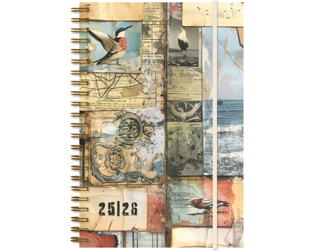 SIMPLEX Schüleragenda Emotions 25/26 500223.26 1W/2S 17M Ahoi ML 8x12.5cm