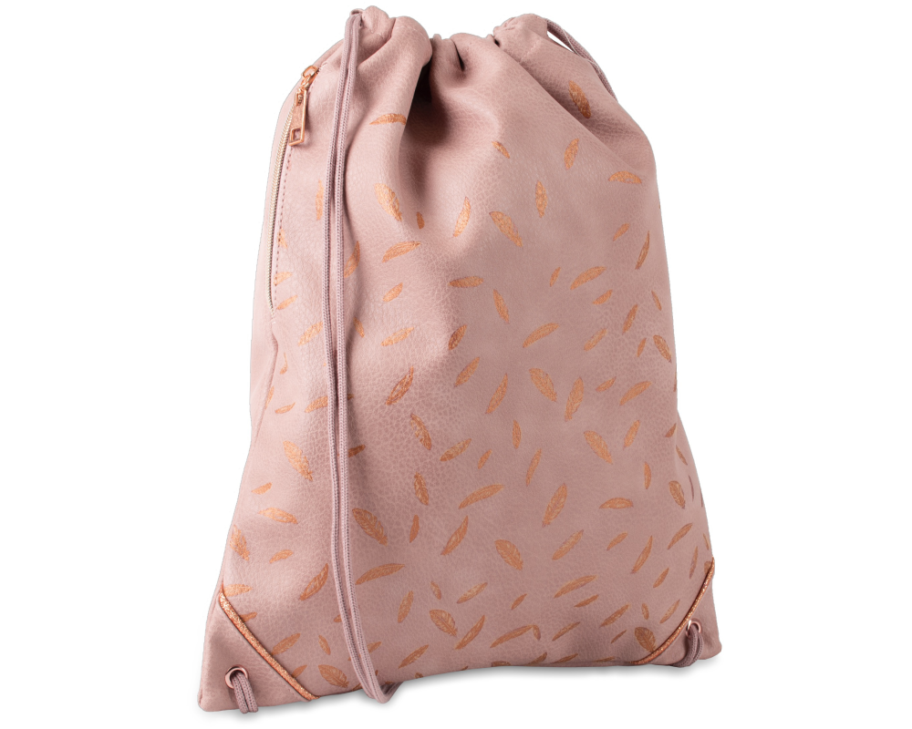 ROOST Gym bag zip 23x1x40cm 500557 Midnight gold, soft pink