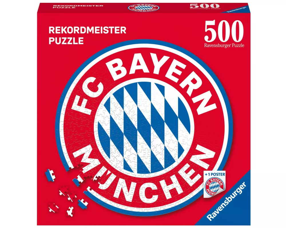 Erwachsenenpuzzle 500 Teile - FC Bayern München - FC Bayern Logo